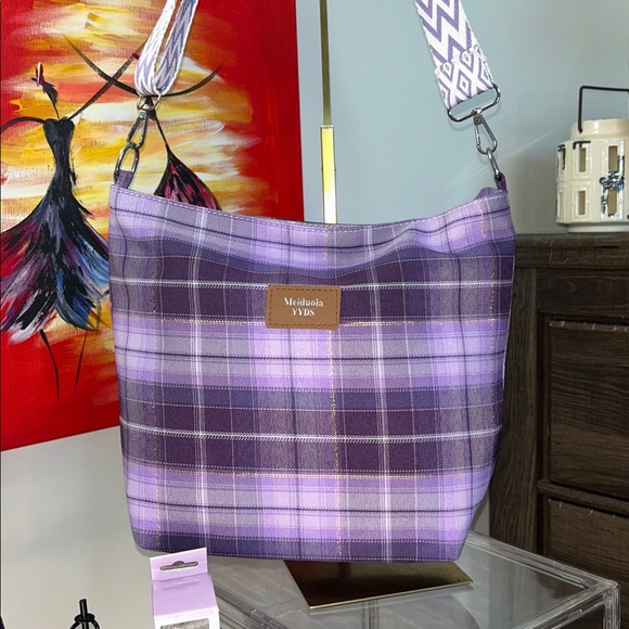 Meiduola Lavender Tote Bag 12.75”x 9.75” with Lavender Serenity Essentials New - Picture 3 of 9